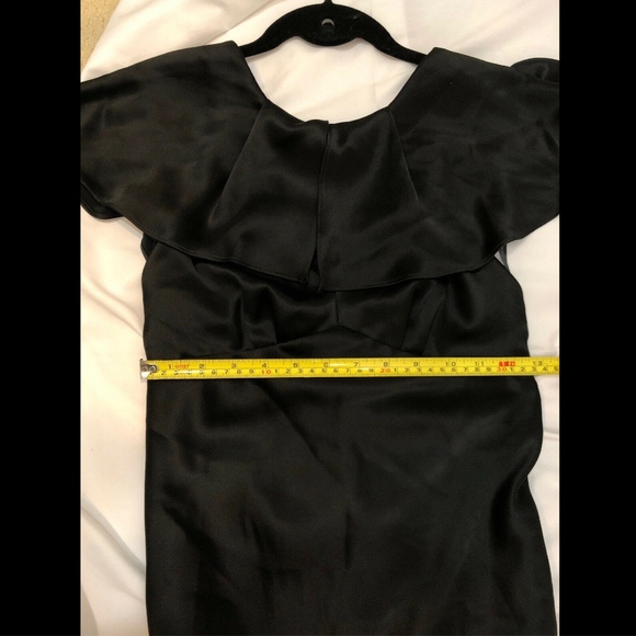 NEW‎ $418 ABS by Allen Schwartz Vintage Dress Black - Picture 7 of 8